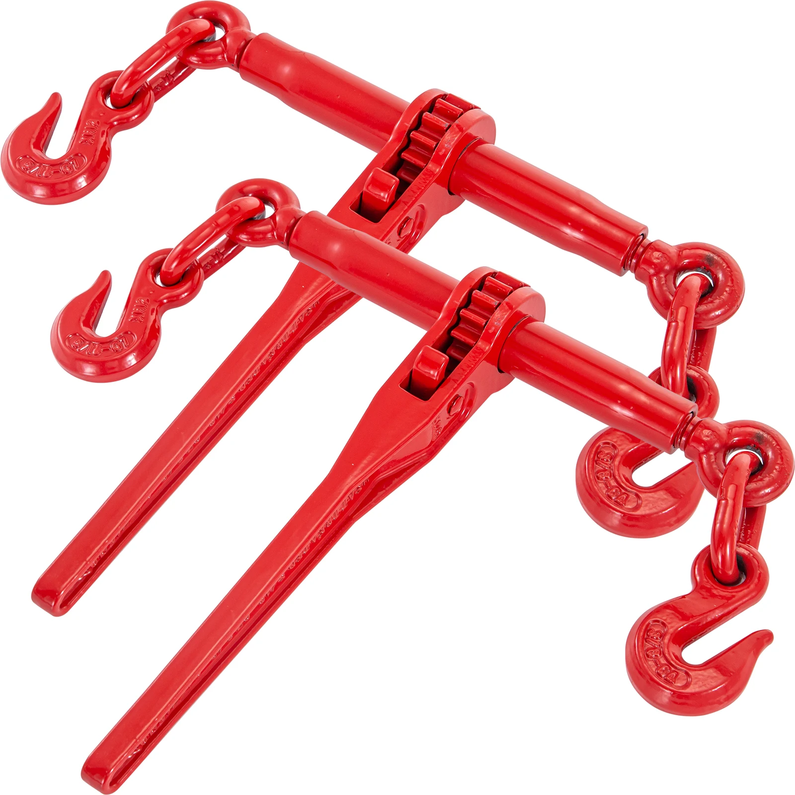 SucceBuy Chain Binder Kit Ratchet Load Binder 5/16-3/8in with Chain 6600 LBS Capacity Adjustable Length for Tie Down Hauling Tow