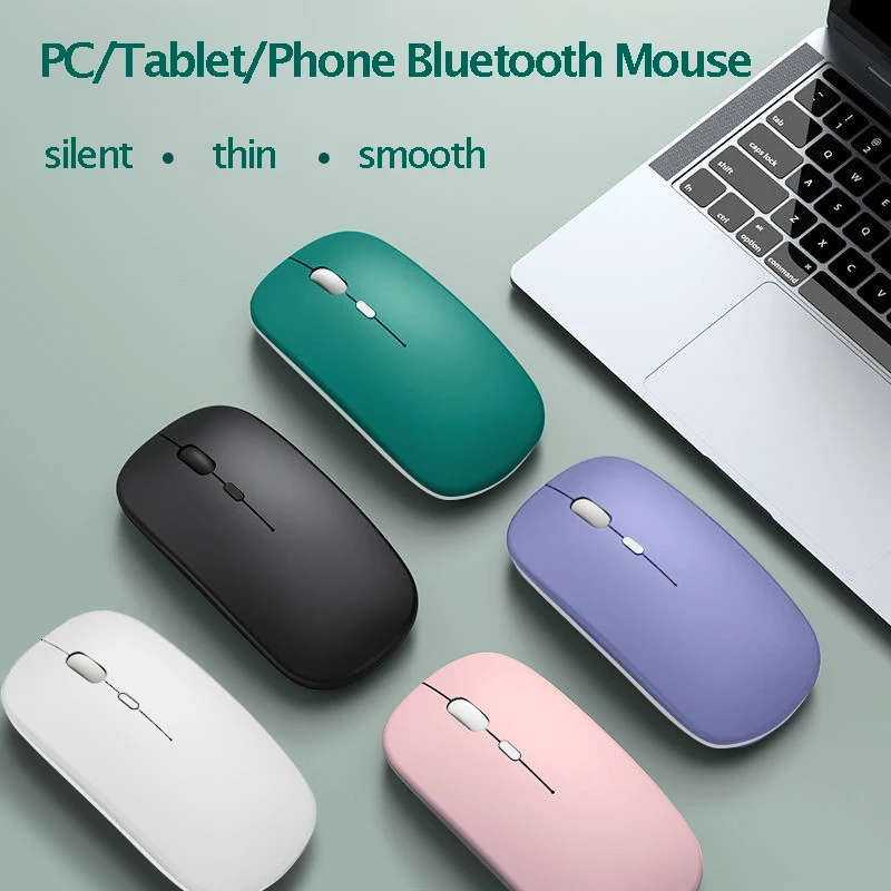 Pc Tablet Mouse Senza Fili Per Ipad Air/Samsung Tab/Huawei/Xiaomi Android Phone Mouse Windows Tablet Batteria Mouse Silenzioso Ottico