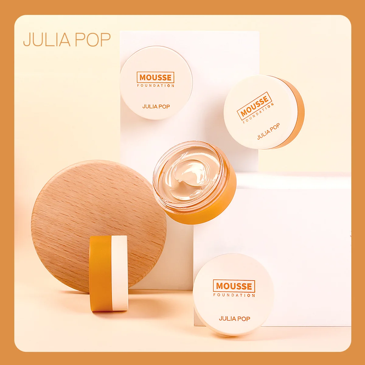 

JULIAPOP пшеничная основа для макияжа, стойкий неудаляемый BB-крем, водостойкий, фотоотбеливающий макияж, Корея