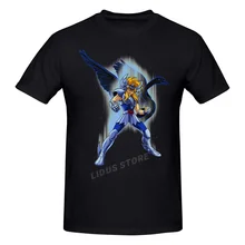 

Saint Seiya Knights Of The Zodiac Hyoga Of Cignus T shirt Harajuku Clothing T-shirt 100% Cotton Sweatshirts Graphics Tshirt Tee