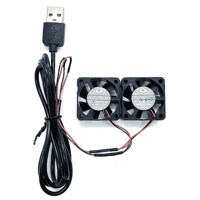 SXDOOL – ventilateur USB 5V sans balais, 60mm x 10mm 60mm 6cm, 2 pièces,  double boule pour boîtier d'ordinateur, refroidisseur Raspberry Pi -  AliExpress