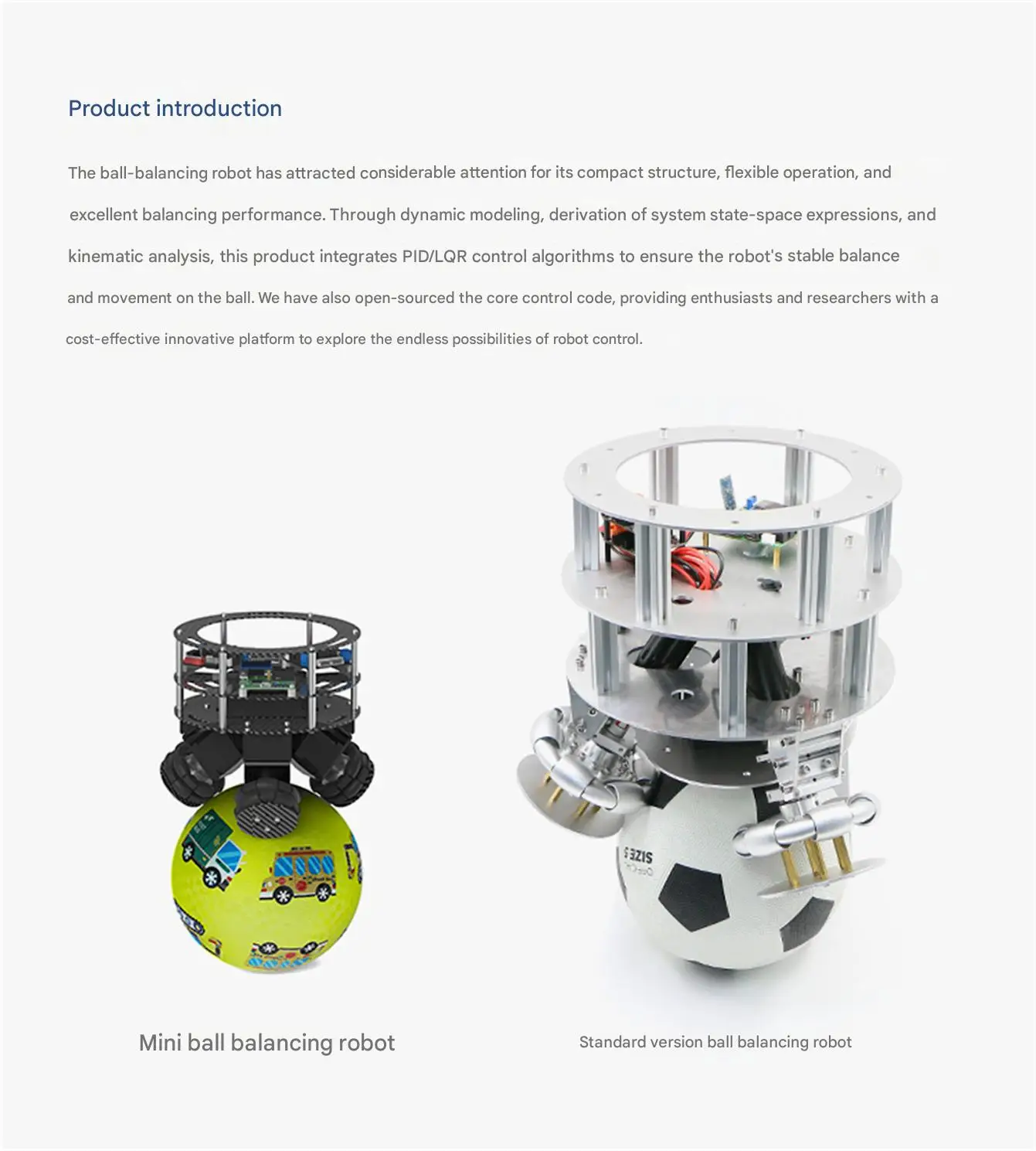 WHEELTEC ball balancing robot, supports remote control walking, supports PIDLOR
