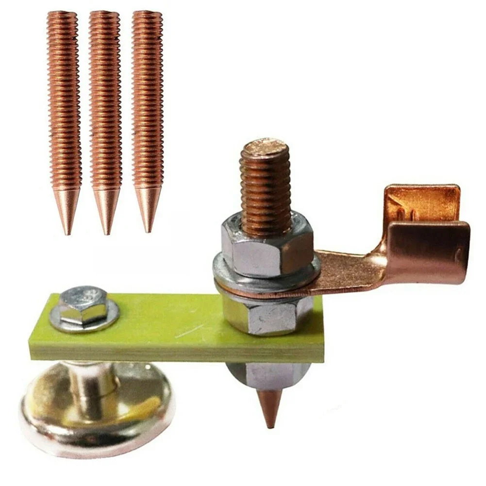 4pcs Welding Magnet Head Adjustable Support Ground Clamp Holder For Electric Tools Weld Holders