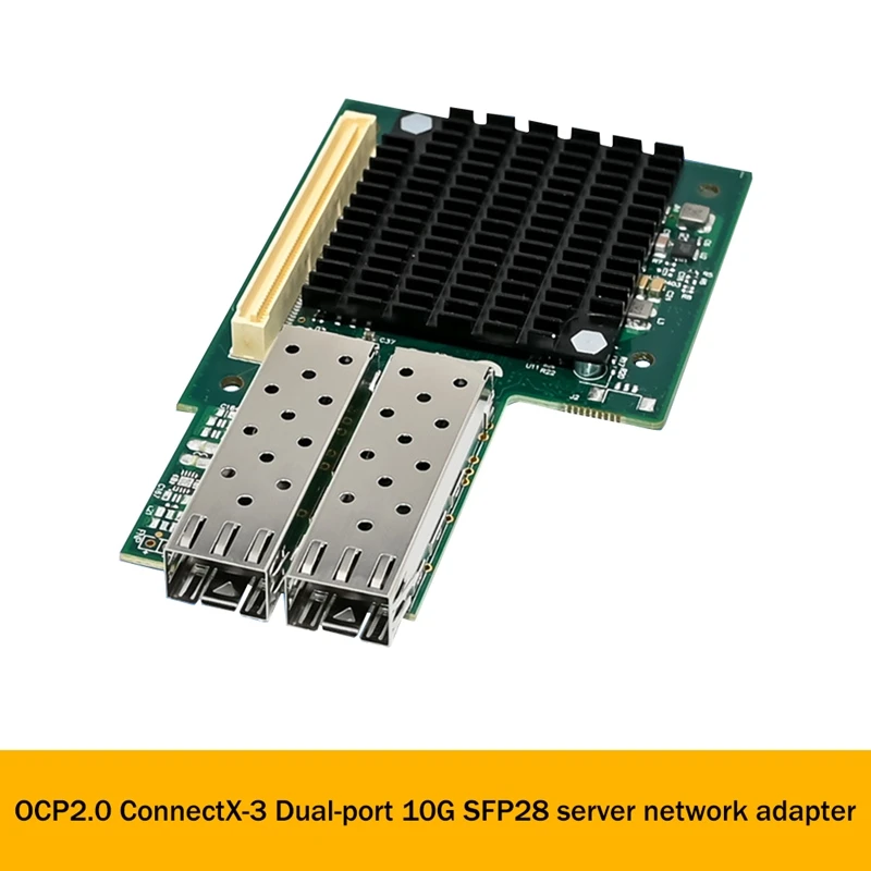 

ABGZ-SFP28 сетевая карта для сервера OCP2.0 Mellanox Connectx-3, сетевая карта для сервера с двумя портами 10G SFP28