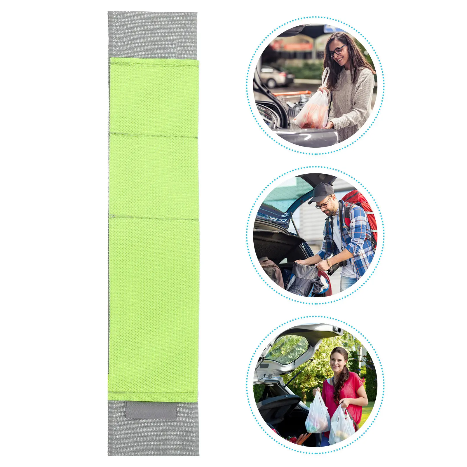 6Pcs 자동차 트렁크 고정 스트랩 탄성 고정 벨트 내마모성 나일론 폴리에스테르 자동차 정리 밴드 차량 부트 보관 고정 밴드