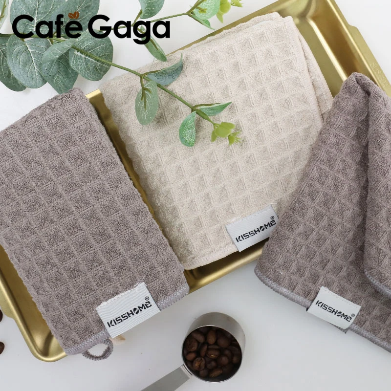 Coffee Towel Portable Coffee Bar Barista Cleaning Towel Super Absorbent Cloth Coffee Machine Steam Wand Barista Accessories