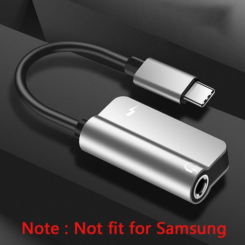 Адаптер USB C 2 в 1 адаптер для наушников типа на 3 5 аудиоадаптер c наушники с
