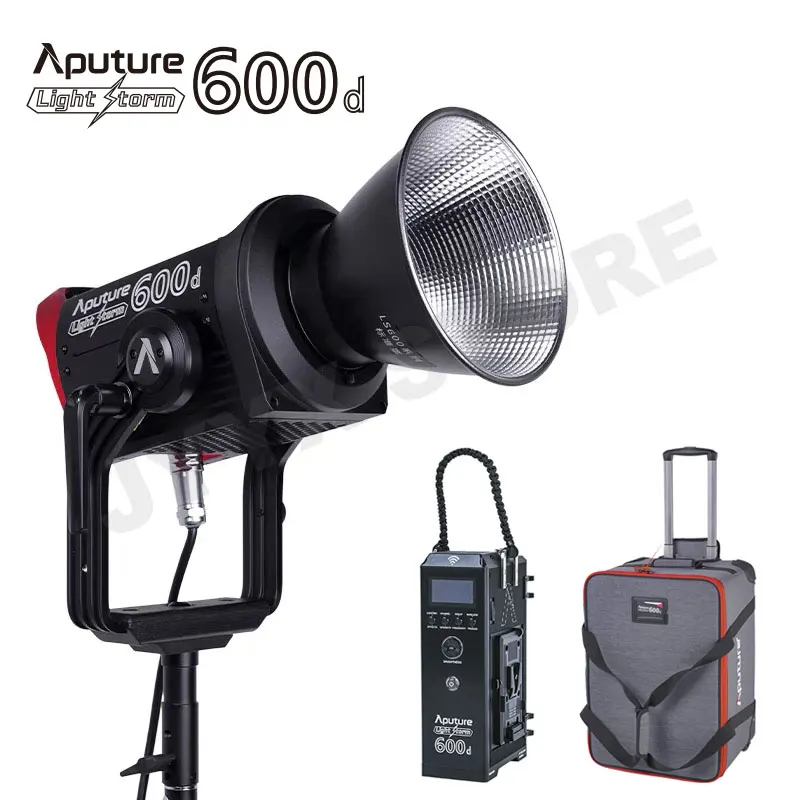 Aputure LS 600D 600W 비디오 조명 5600K 일광 COB 라이트 APP DMX 제어 스튜디오 사진 조명 램프