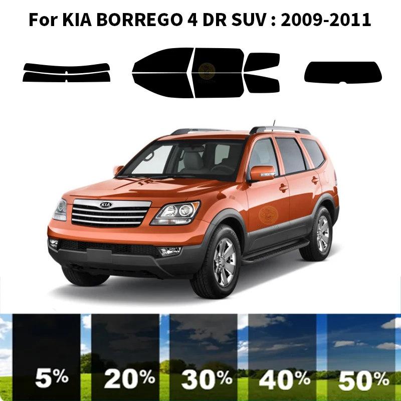 

Нанокерамическая Автомобильная УФ-пленка Precut для окон, автомобильная оконная пленка для KIA BORREGO 4 DR SUV 2009-2011
