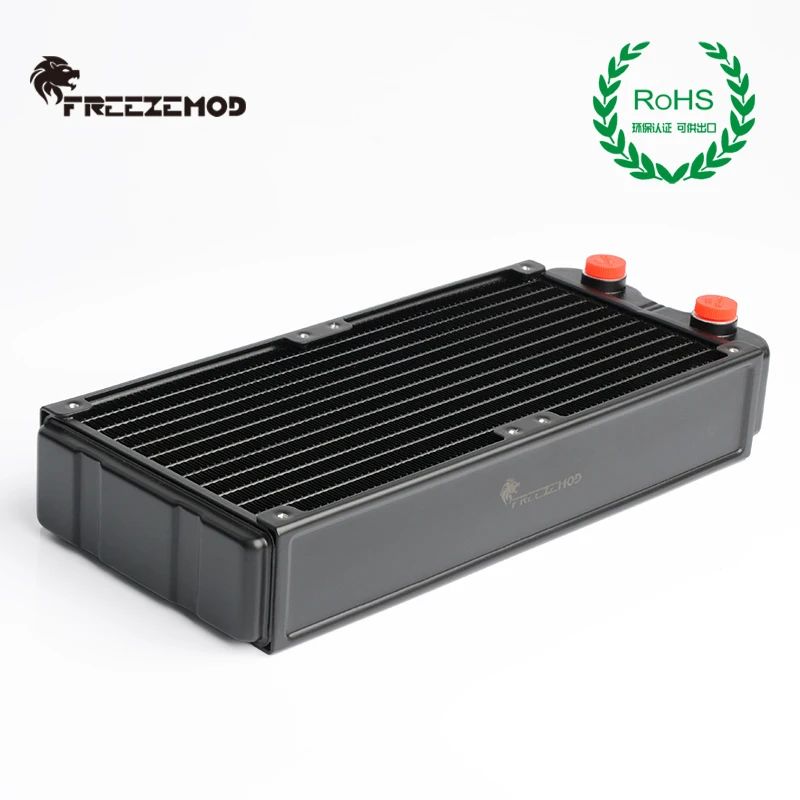 

FREEZEMOD 240 PC Radiator Double-layer 45mm Thick Aluminium Water Cooling Cooler Heatsink G1/4''