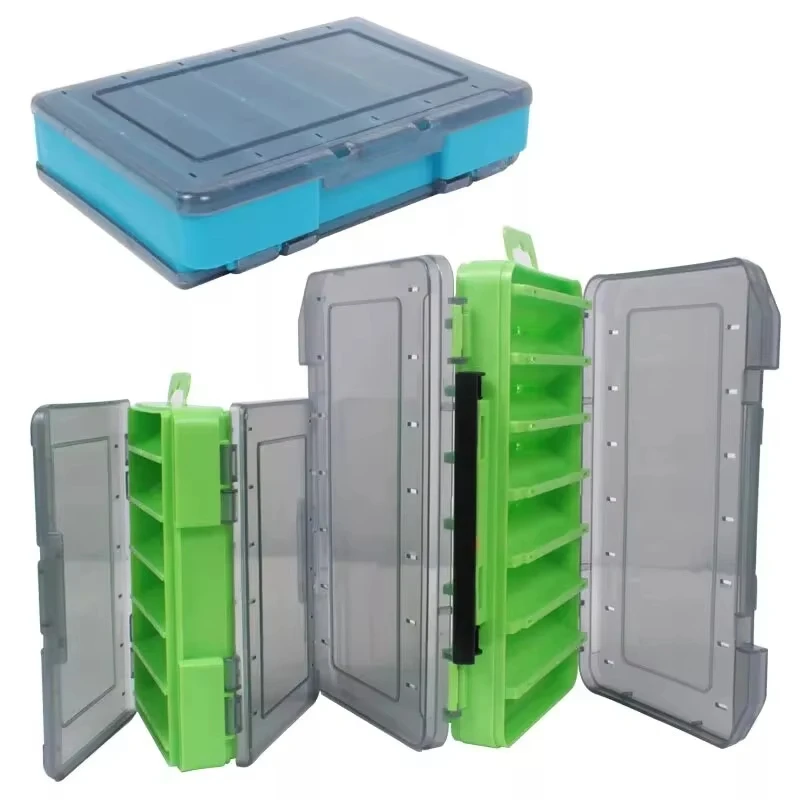 Fishing Accessories Box U Size Wooden Shrimp Box Bait Storage VIB Minobo Climb Transparent