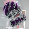 New Fashion Real Fur Hats Scarves Sets Women Winter Knitted Real Rex Rabbit Fur Hat Scarf Ladies Natural Fur Hats Mufflers Sets 6