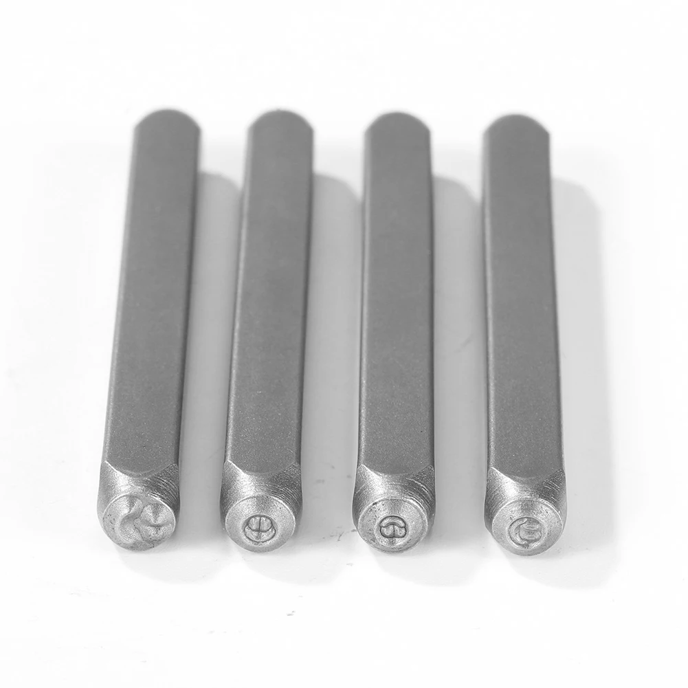 Jewelry Metal Stamps Set Love Heart-shaped Steel Stamping Leather Punch Tools