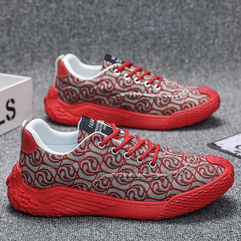 Canvas Shoes Men Casual Sneakers Fashion Breathable Running Shoes Man Spring Autumn Non-Slip Outdoor Walking Shoes Sneakers