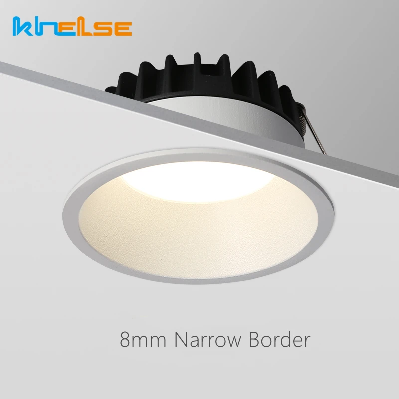 Recessed LED Ceiling Downlight Dimmable COB Ceiling Lamp Spot Light 5W 7W 12W 24W Living Room Bedroom Spot Lighting 110V 220V