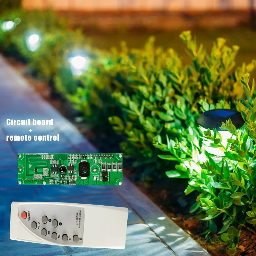 Automatic Control Lamp Board with Remote Control Solar Generator Charge Controller Multi-function Practical Human Body Induction