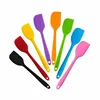 2Pcs 21CM Silicone Spatula Cream Butter Baking Scraper Cake Spatula Mixer Cooking Cake Brushes Kitchen Pastry Tools 4