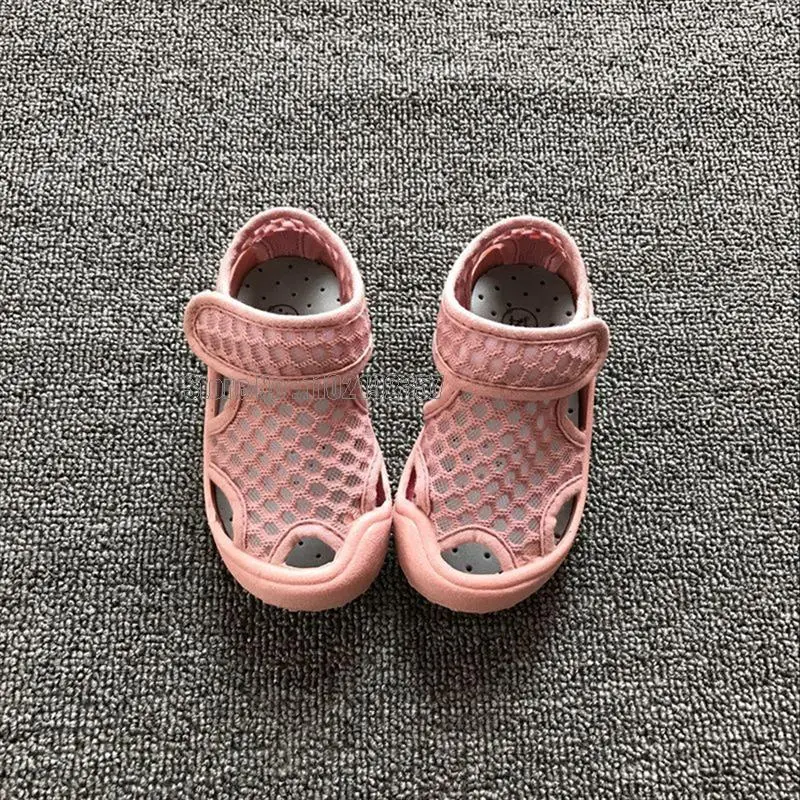 Baby Boys Girl Summer Mesh Sandals Breathable Anti-slip