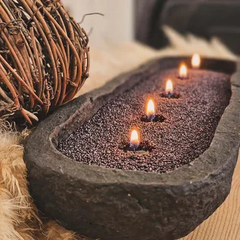 200G Black Sand Beaded Wax Candle Making Kit DIY Pearled Candle Candle Making 10PCS Wicks 2PCS Centering Devices 40 Stickers Dot 1