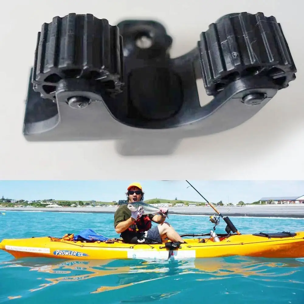 

Flexible Kayak Paddle Holder Fishing Kayak Track Mount Durable Kayak Oar Holder for Outdoor