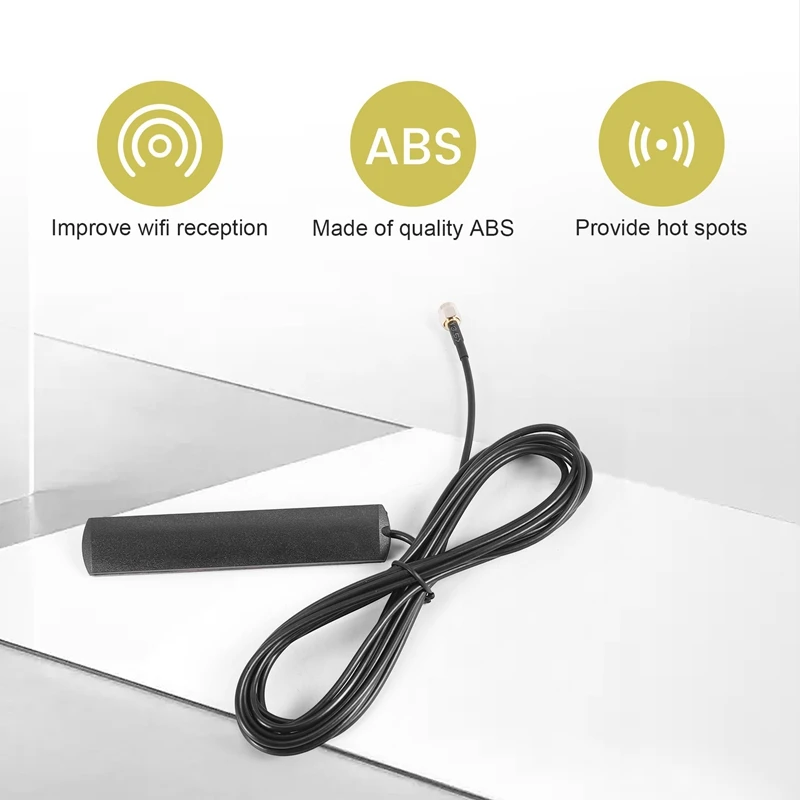 SMA DAB 안테나 공기 증폭기, 3M 케이블, LTE 3G 4G GSM 내부 연결, ROSCA 어댑터, 900/1800/2100 MHZ 3DBI 3-5V
