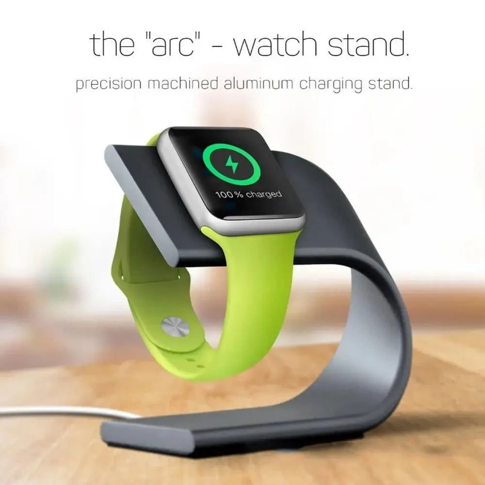 Metal Aluminum Charger Stand Holder for Apple Watch Series 10 9 8 7 6 5 4 3 for IWatch Ultra2 Portable Fast Charging Base Bracke