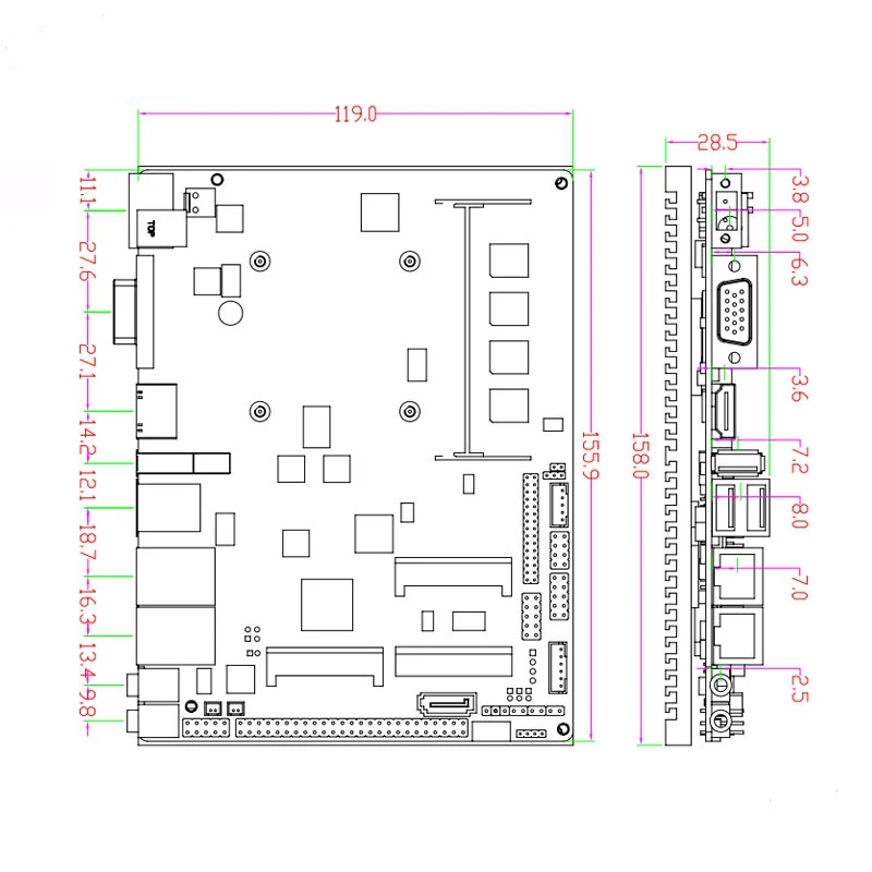Ҹ  N2930/J1900  ھ CPU ITX  ,  LAN  , ̴ PCIE mSATA SATA   