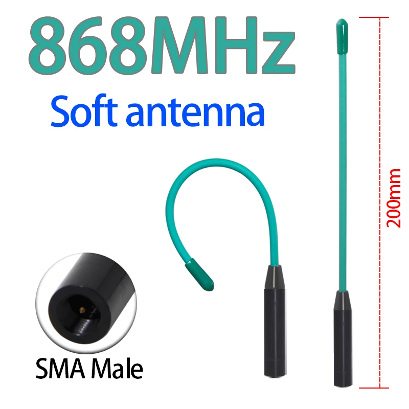 1PCS LoRa Wan Whip Antenna 863-870MHz 864MHz 868MHz 869MHz Soft Antenna