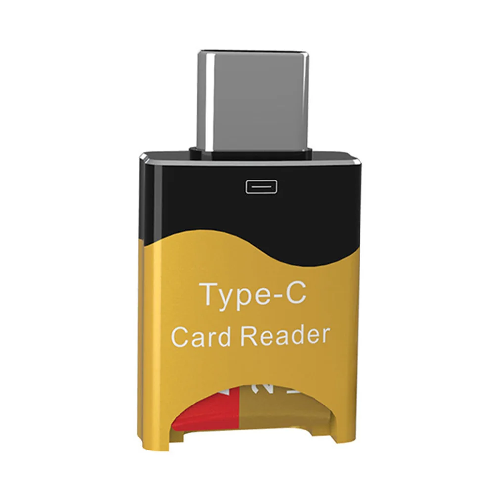 TypeCCardReaderAluminumAlloyMiniMicroSDCardReaderHiddenCard