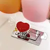 Push Button Toilet Flush Love Shape Toilet Button Assistant Sticky Drawer Pull Handle Home Decorative Bathroom Supplies 2