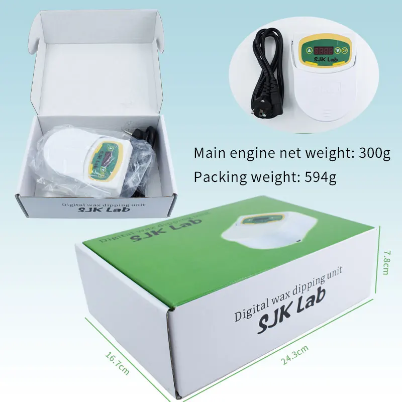 Dipping Unit Professional Dental SJK Lab Equipment Digital Single Wax Pot Electric ...