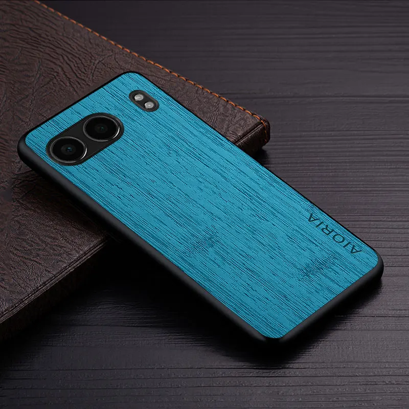 Luxury Bamboo Wood Pattern Leather Case - Premium Phone Cover