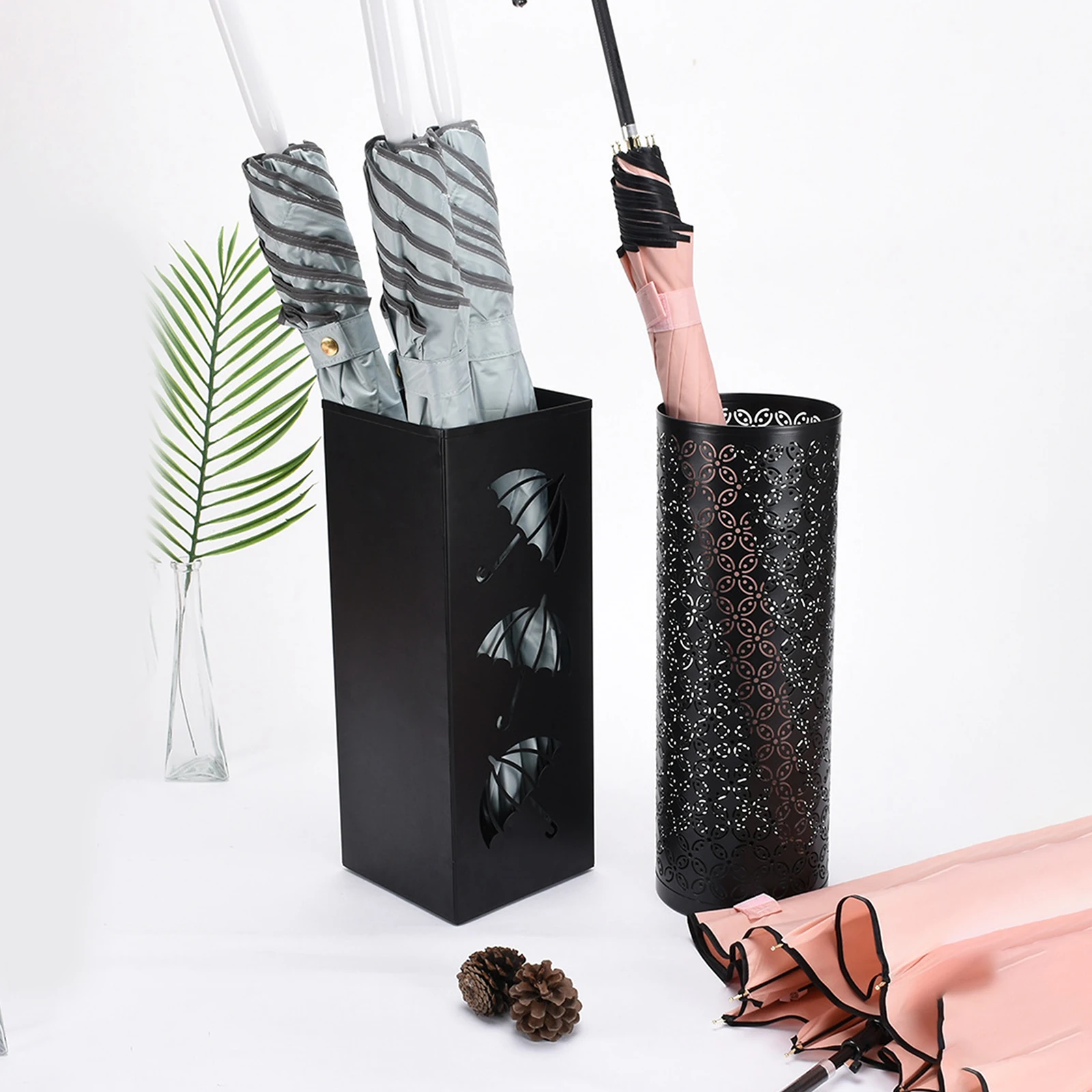 Umbrella Holder Walking Sticks Stand Stable Openwork Portable Umbrella Storage Rack Household Walking Sticks Holder