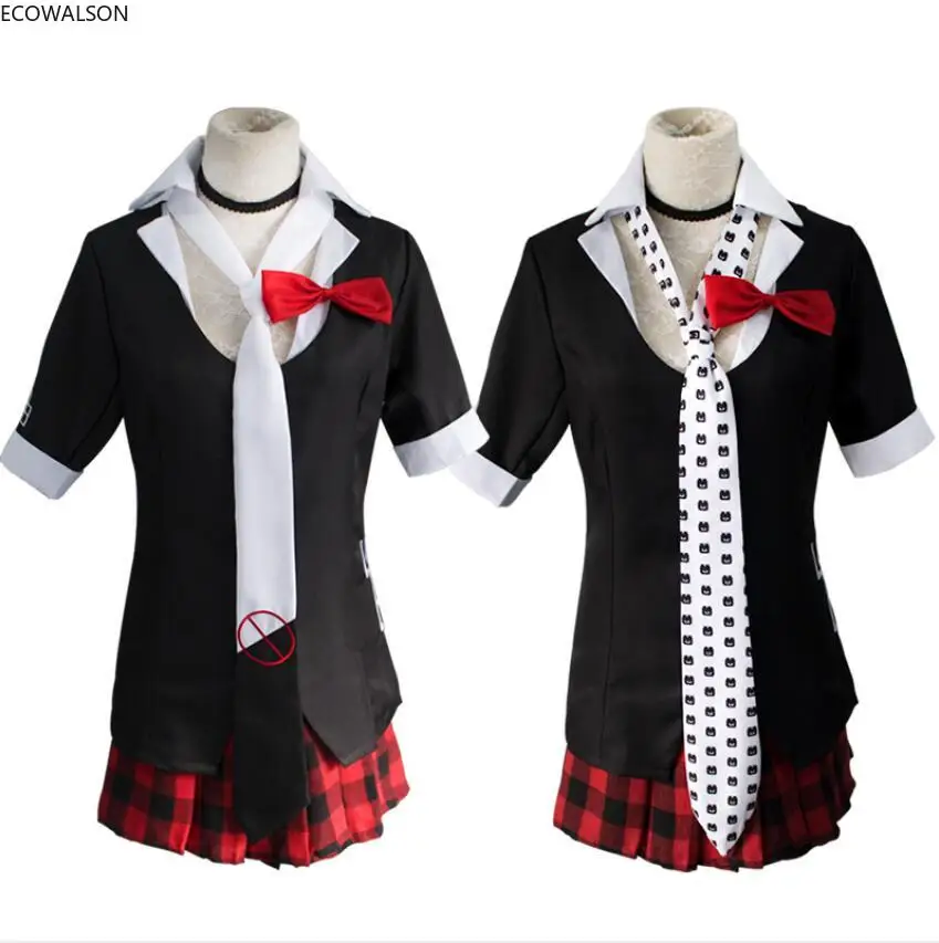 

Danganronpa Cosplay Costume Anime Junko Enoshima Cosplay Women Dress Emboitement Tie Dangan Ronpa Cosplay Costume