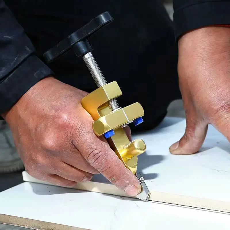 Tile Cutting Tool 2 in 1 Ceramic Cutter Glass Tile Breaker Knife Steel Blades Construction Hand Tool set