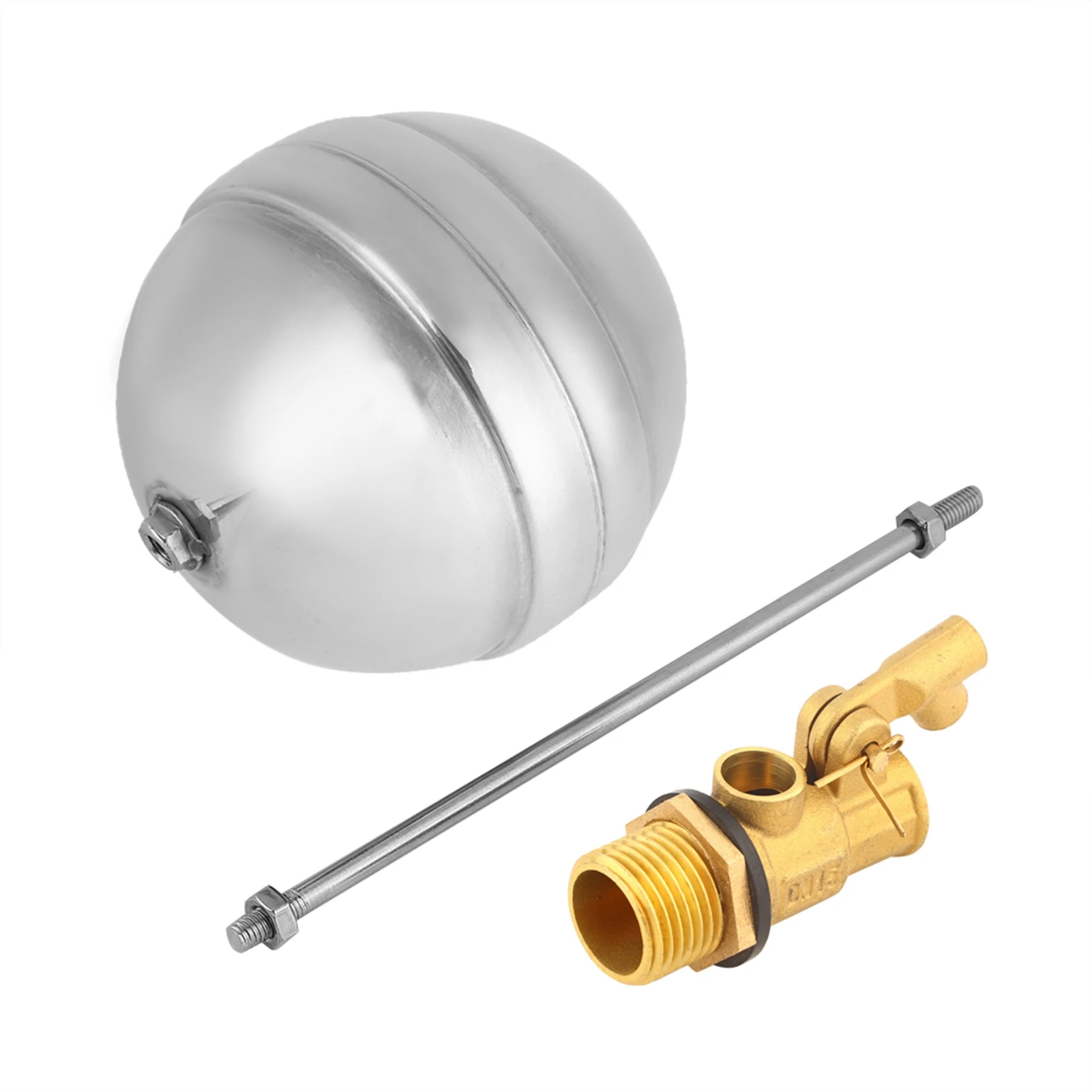 DN15 G1/2 Brass Male Thread Water Sensor Stainless Steel Float Ball Value