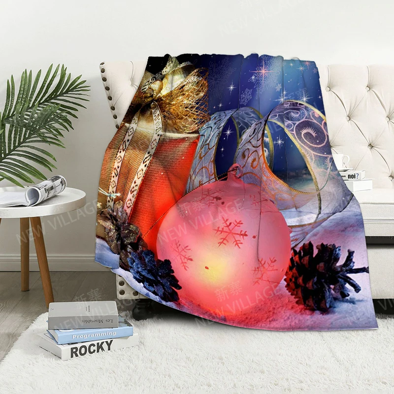 Home decoration plush Sofa blanket Christmas Bedspread on the bed anime fluffy soft blankets thick blanket for winter