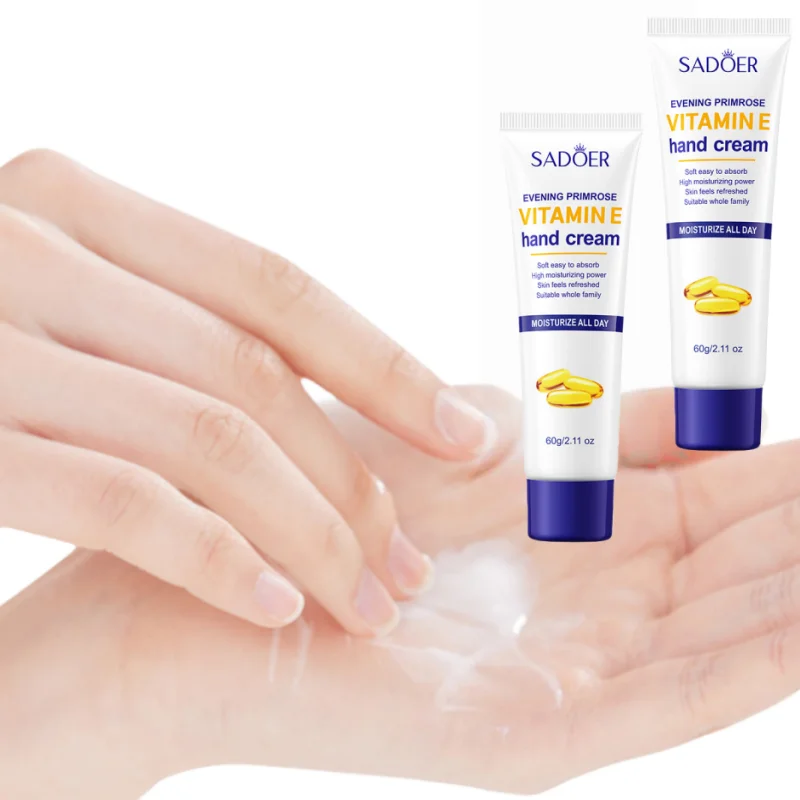 Hydrating Vitamin E and Hyaluronic Acid Hand Cream for Smooth, Nourished Skin