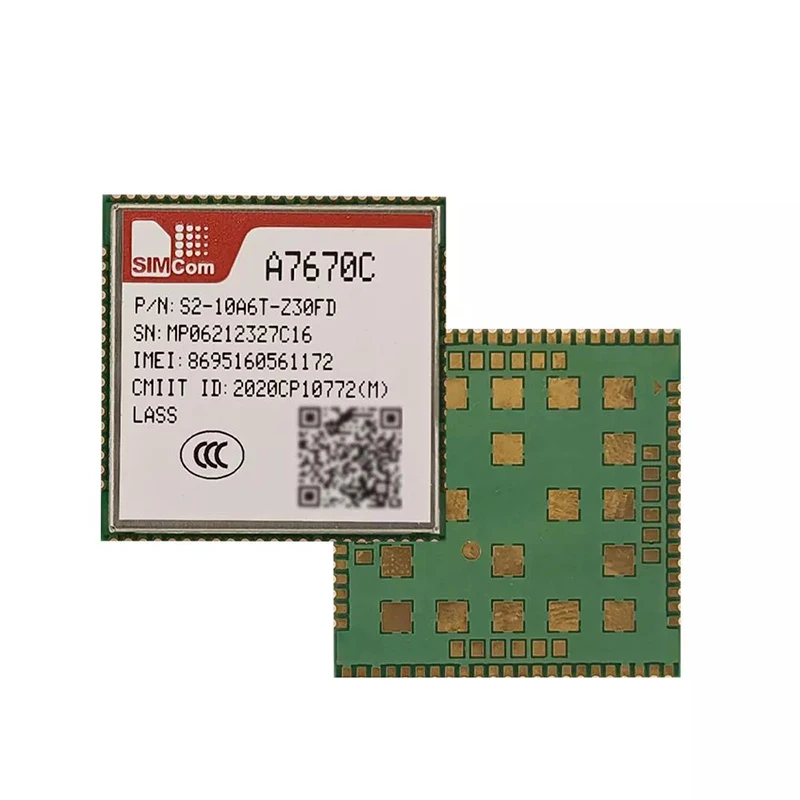 

SIMCom A7670C LASS LASL MASL LGA 4G LTE CAT 1 module LTE-FDD/LTE-TDD/GSM/ GPRS/EDGE