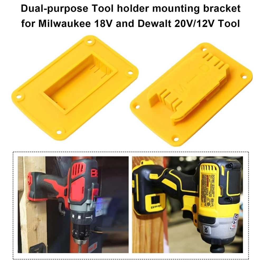 5/10pcs For Dewalt/Milwaukee 14.4-20V Battery Tools Machine Holder Storage Rack