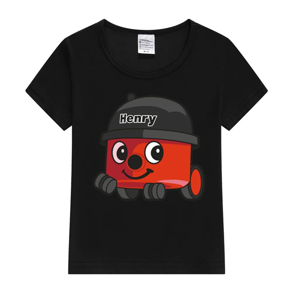 henry hoover Kids T-Shirt Summer Kids T Shirt Graphic Shirt Girls Boys Tops White Short Sleeve Wild Tee Cute Cartoon Car T-shirt 2