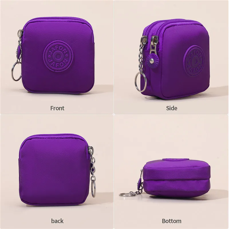 Mini Nylon Coin Purse interior