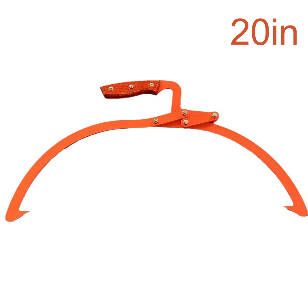 Log Tongs Hand Lifting Grapple Hook Wooden Claw Suit For Garden Wood Handling Tools Firewood Tongs Log Lifter 8/12/20 Inch 3