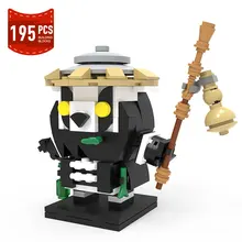 

Moc Worlded of Warcrafted Action Figures Pandarened Building Blocks Popular Game Role Panda Monk Brickheadz Model Children Toys