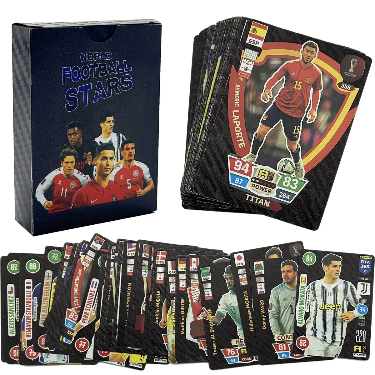 Boîte à cartes Football Star pour enfants, collection footballeur, fan  limité, cadeau, livraison directe, vente en gros, 2023 - AliExpress