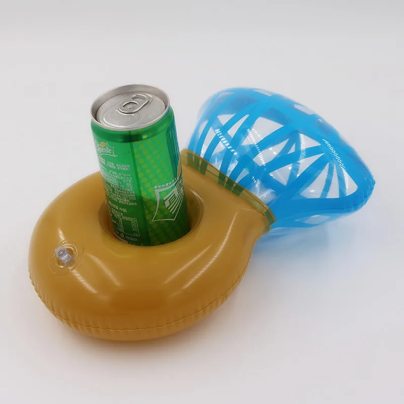 Inflatable Drink Holders 1pc Diamond Ring Floating Cup Holder Pool Swim Ring Water Toys Party Boats Baby Pool Toys 2