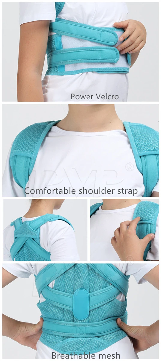 Description Picture 6 of itemBack Corset Posture Corrector Belt Shoulder Support Waist Brace Adjustable Back Posture Correction for Adults & KidsFor Girl Boy