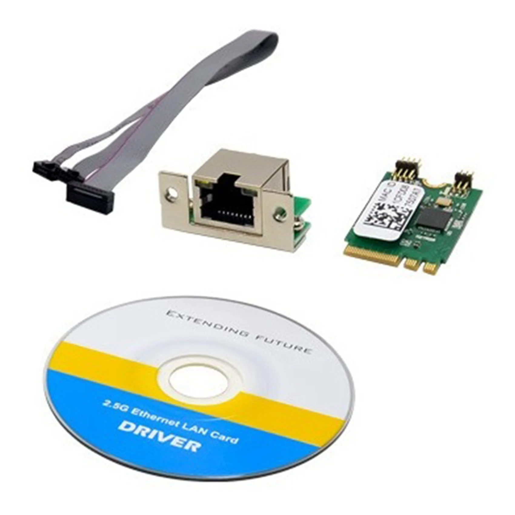 M.2 A+E KEY 2.5G Ethernet LAN Card RTL8125B Industrial Control Network Card PCI Express Network Adapter