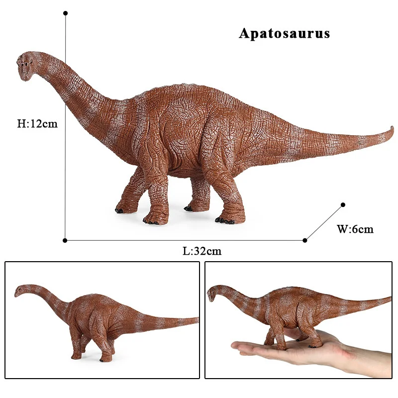 Set De 6 Figurines Dinosaures Réalistes – T-Rex, Vélociraptor, Brachiosaure, 6-15 Cm
