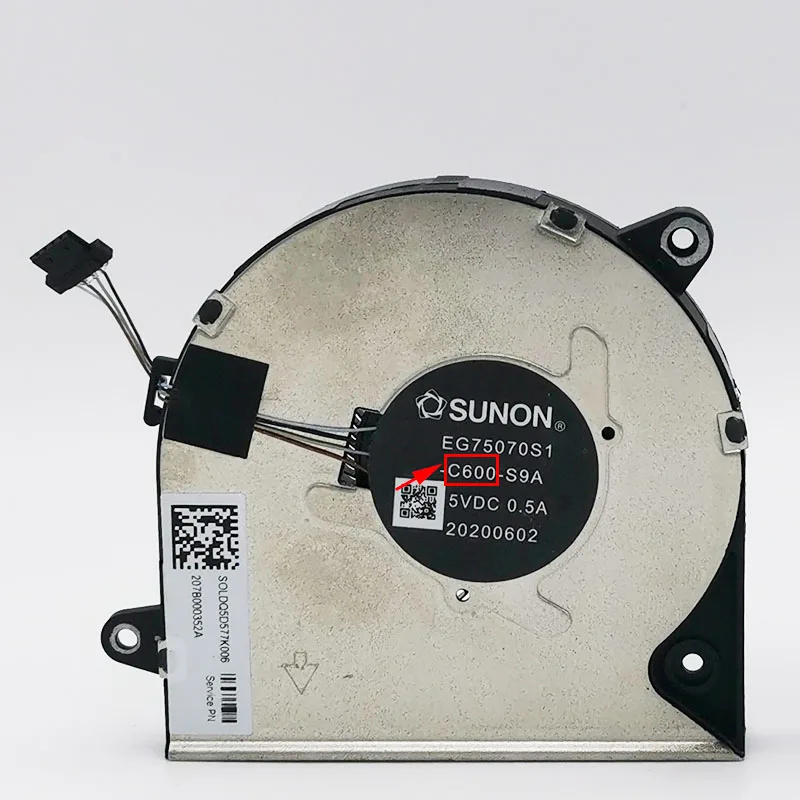 Cooling Fan HP ZBook Power 15 G7 G8 G9 HSN- Q26C HSN-Q36C EG75070S1-C601-S9A EG75070S1-C611-S9A N29325-001